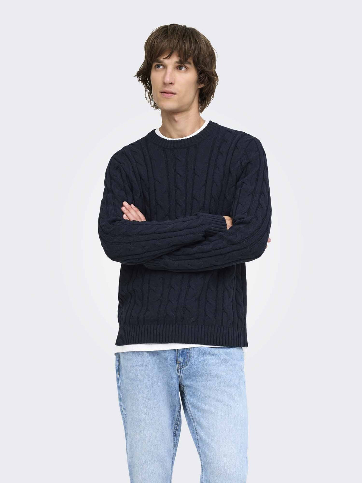 Only&sons kim maglia da uomo blu