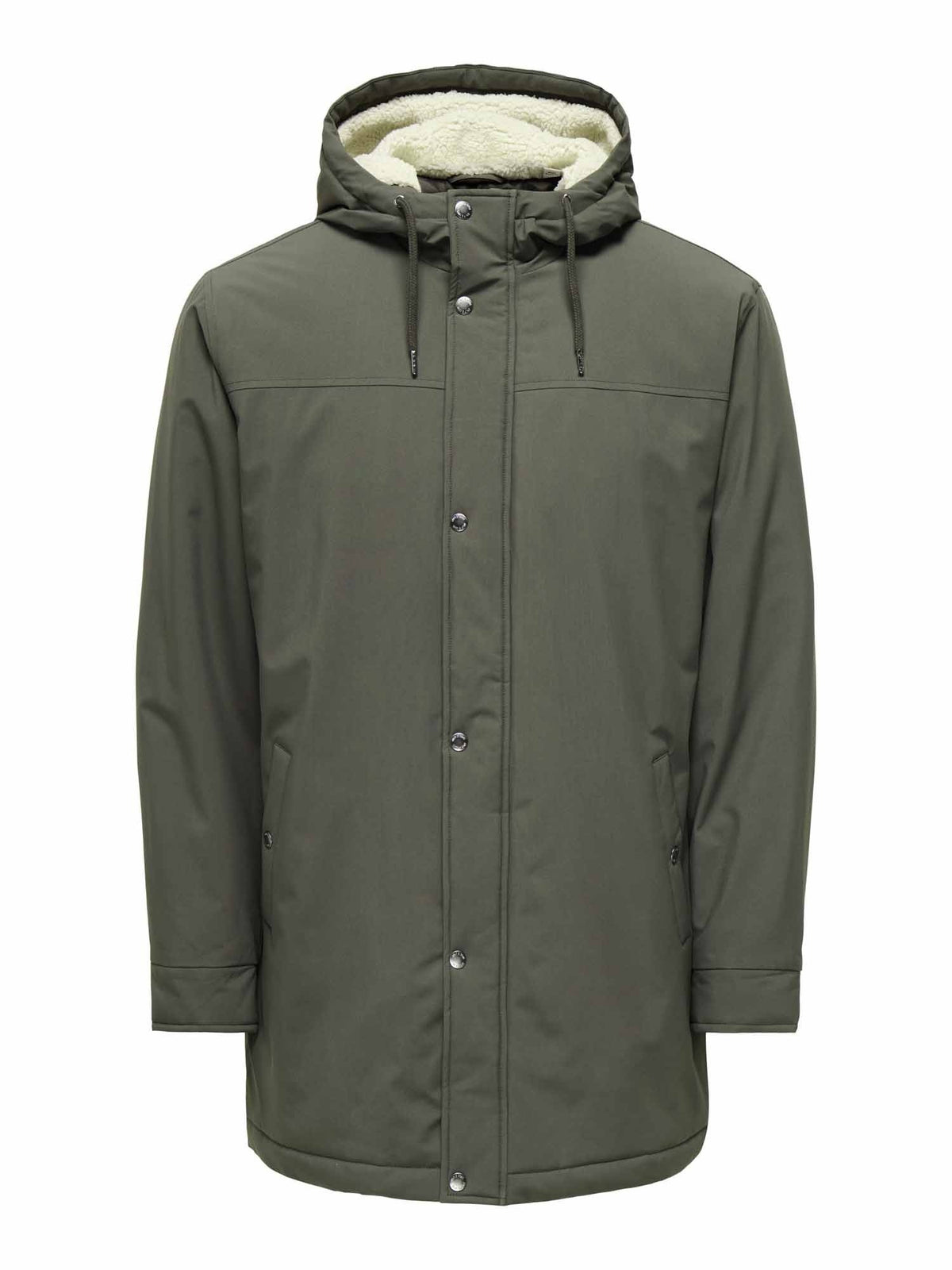 Only&sons alexander giaccone da uomo verde militare