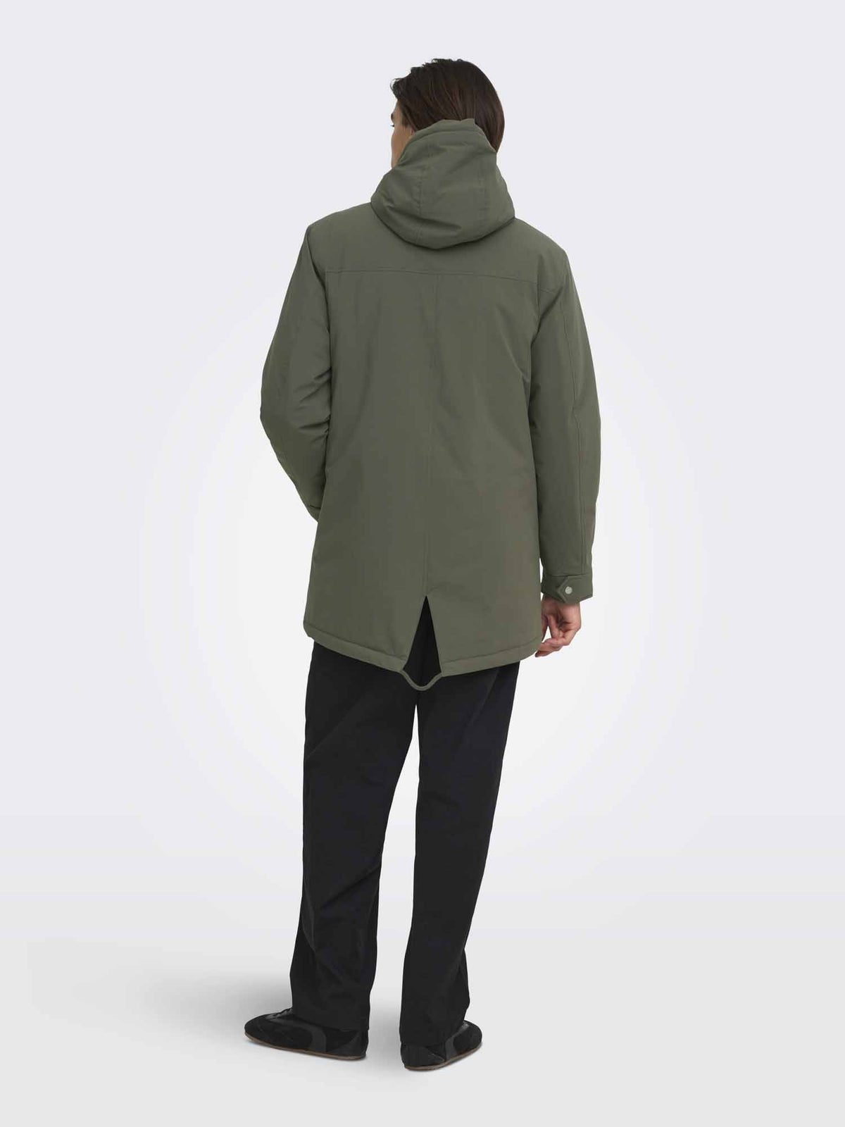 Only&sons alexander giaccone da uomo verde militare
