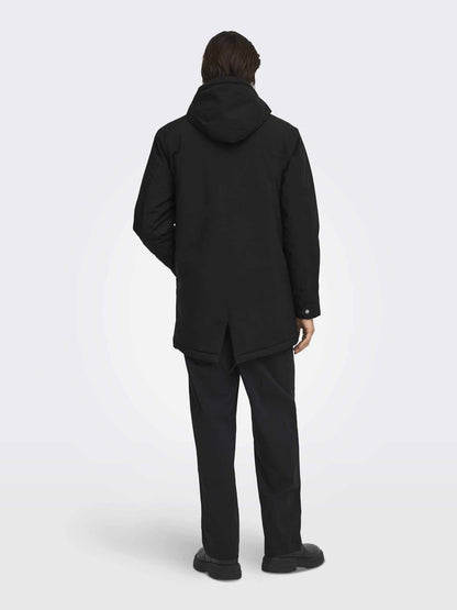 Only&sons alexander giaccone da uomo nero