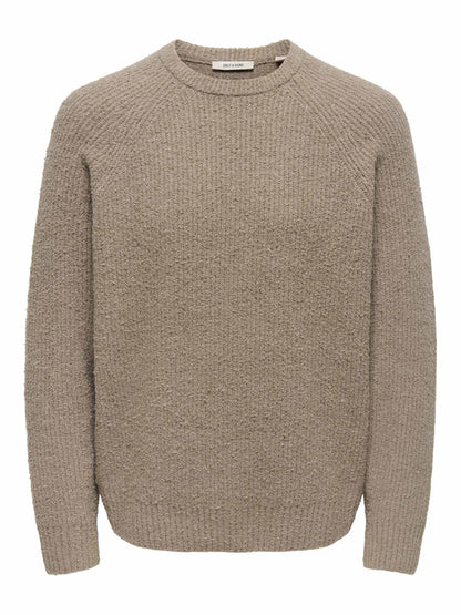 O&s dale rlx maglia da uomo beige