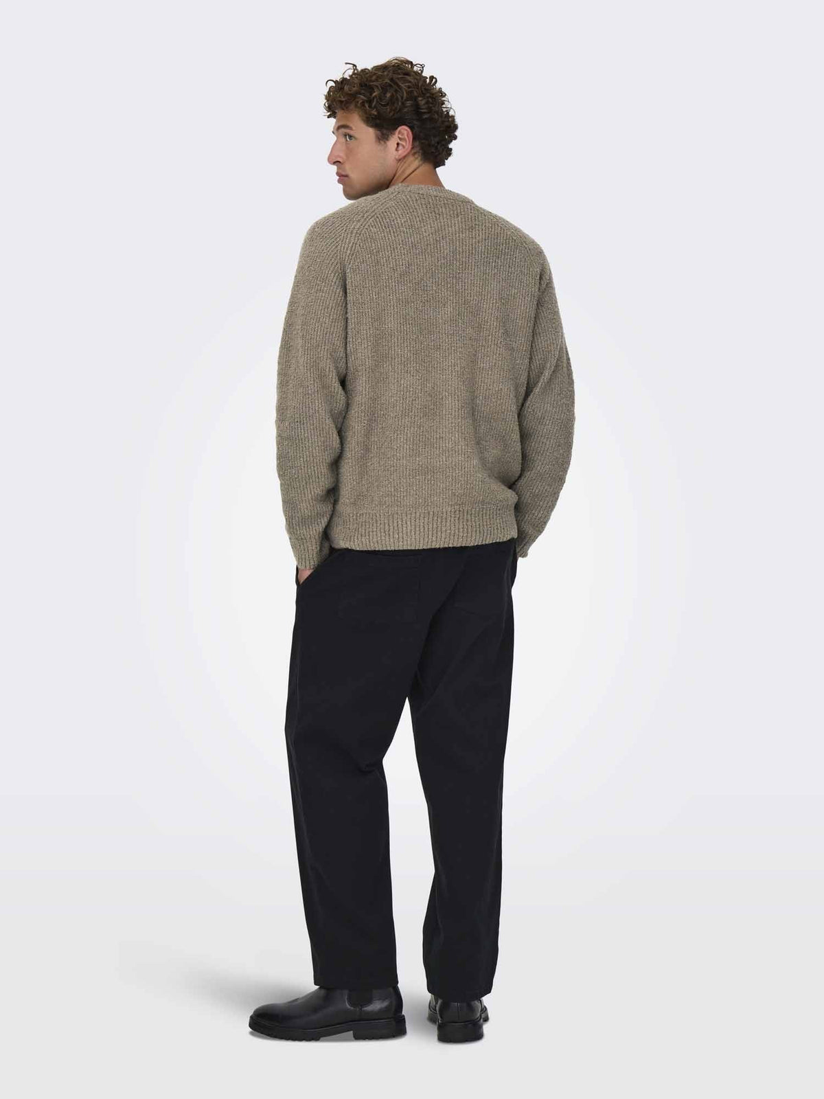 O&s dale rlx maglia da uomo beige