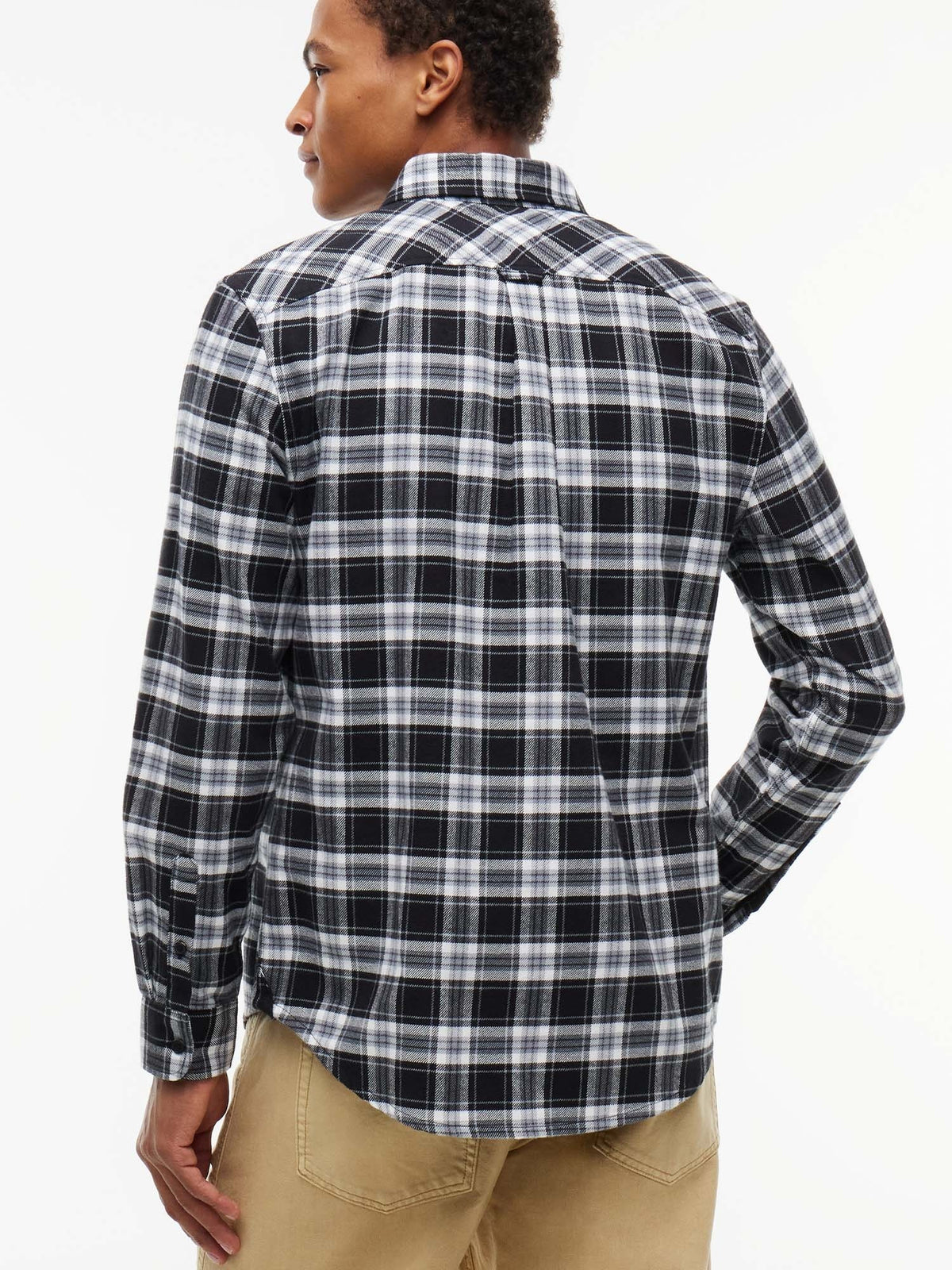 Tommy jeans flannel camicia da uomo nero