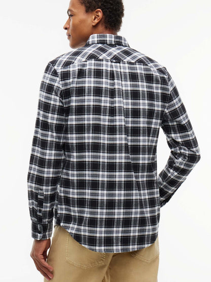 Tommy jeans flannel camicia da uomo nero