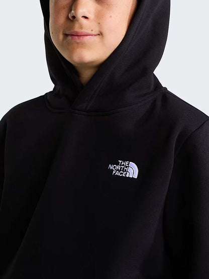 Tnf evolution simple felpa da bambino/a nero