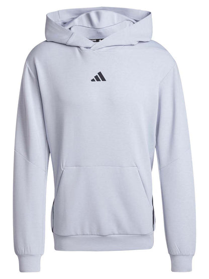 Adidas felpa training da uomo grigio