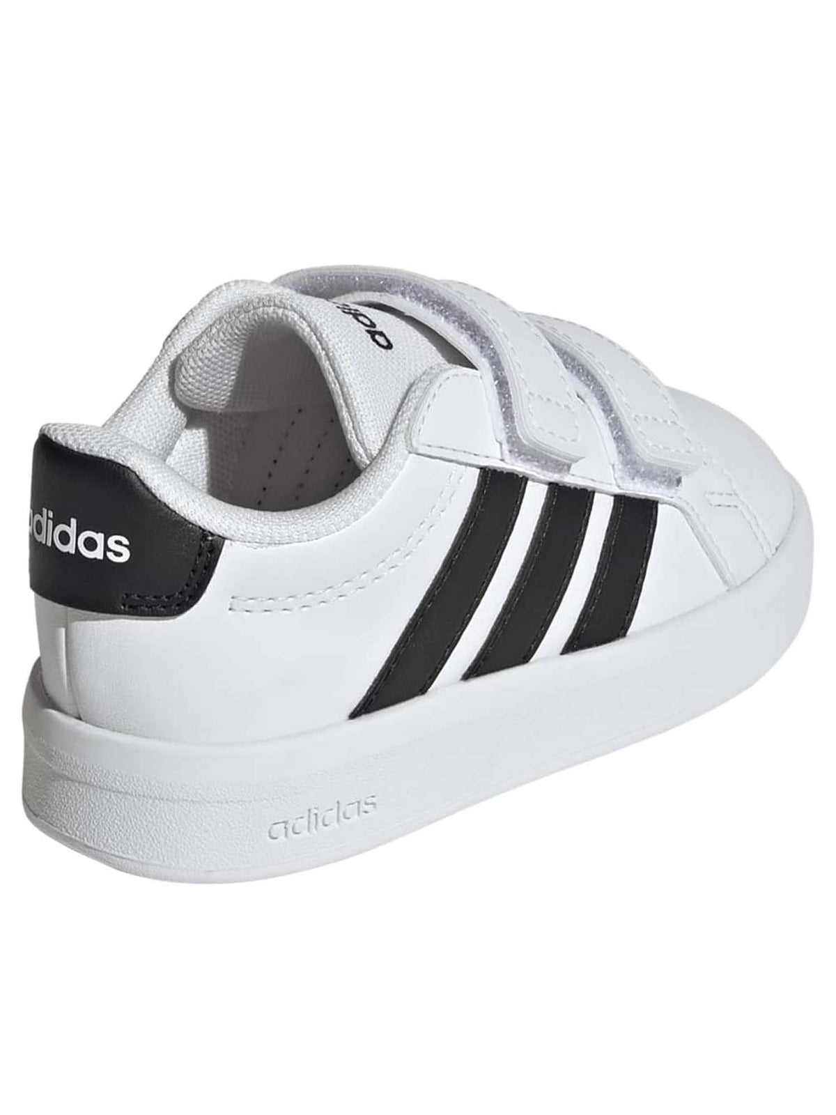 Adidas grand court 3 sneakers td da bambino/a bianco-nero