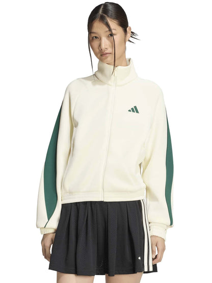 Adidas felpa stadium da donna avorio