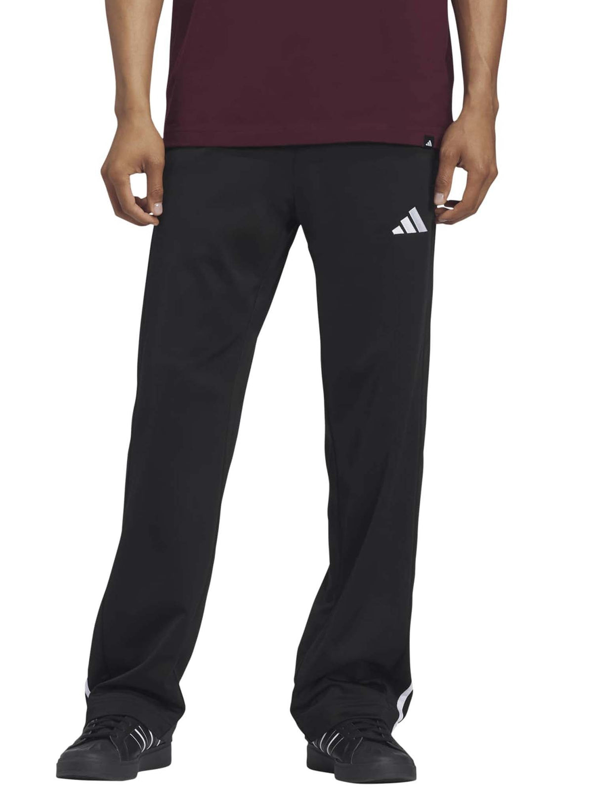 Adidas panta bottoni pantalone da uomo nero