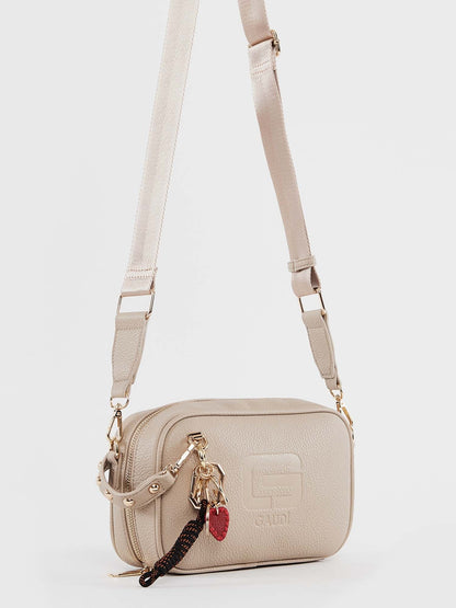 Gaudi' greta winter borsa da donna panna