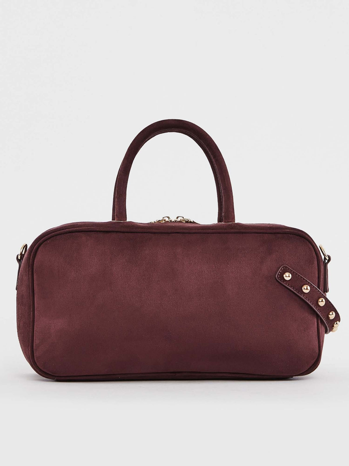 Gaudi' greta suede borsa da donna bordeaux