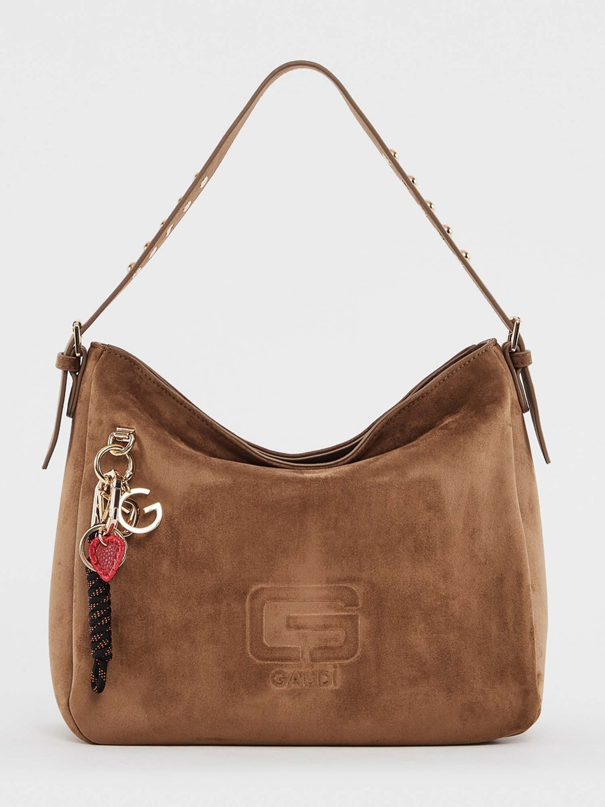 Gaudi' greta suede borsa da donna sand