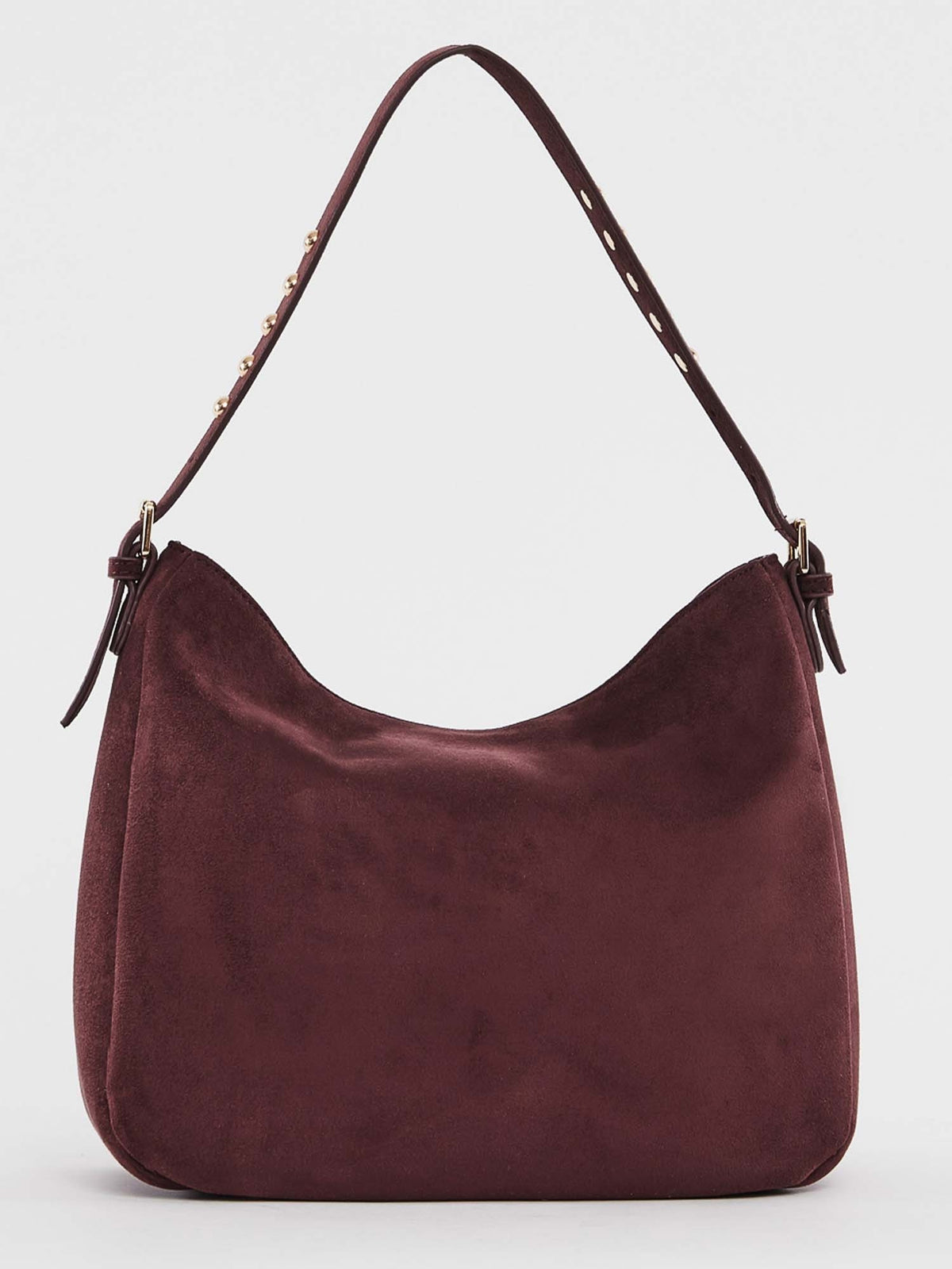 Gaudi' greta suede borsa da donna bordeaux
