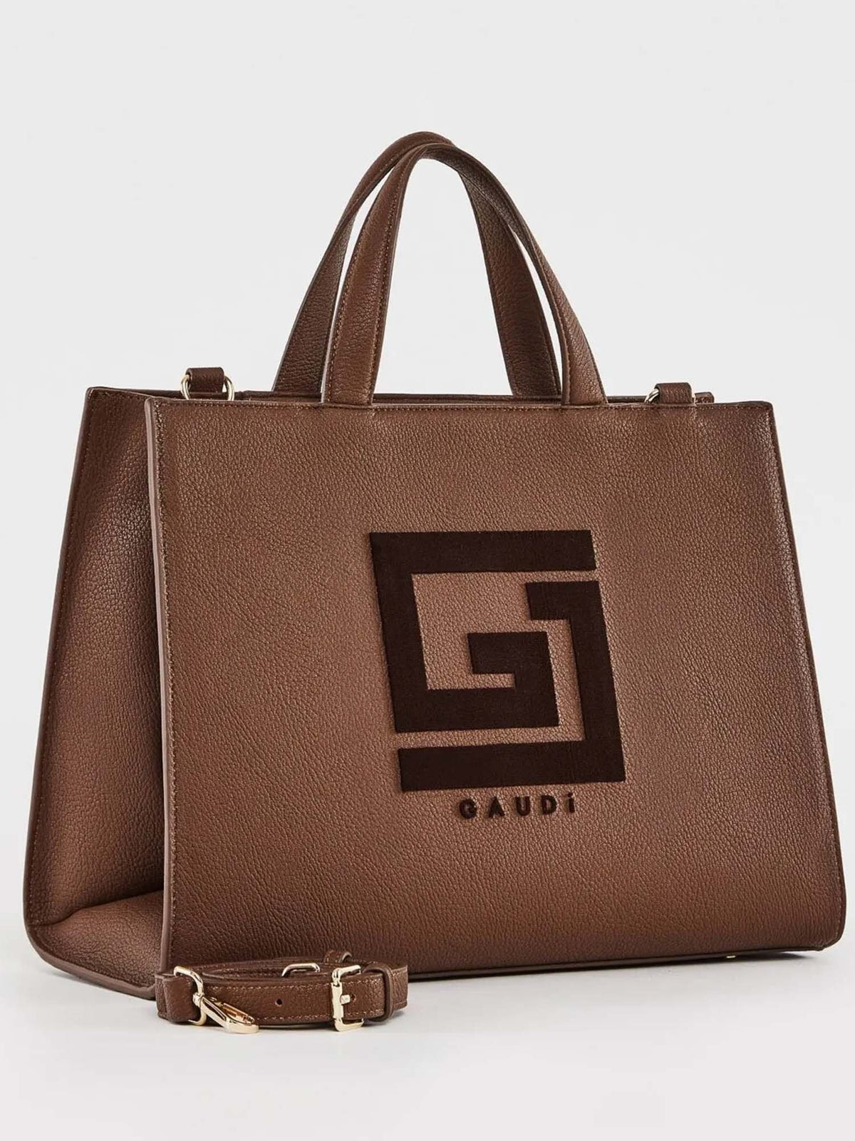 Gaudi' emily flock borsa da donna cioccolato