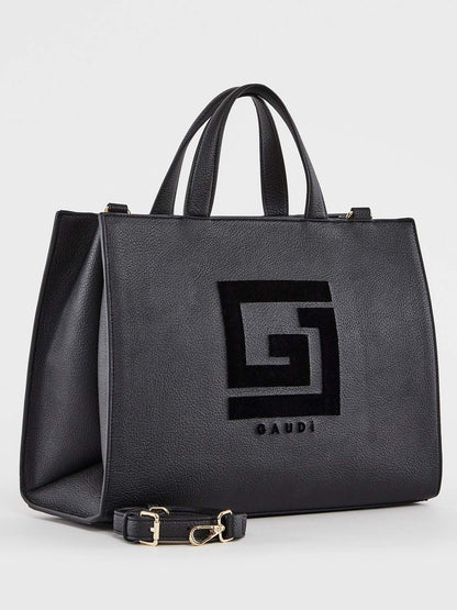 Gaudi' emily flock borsa da donna nero