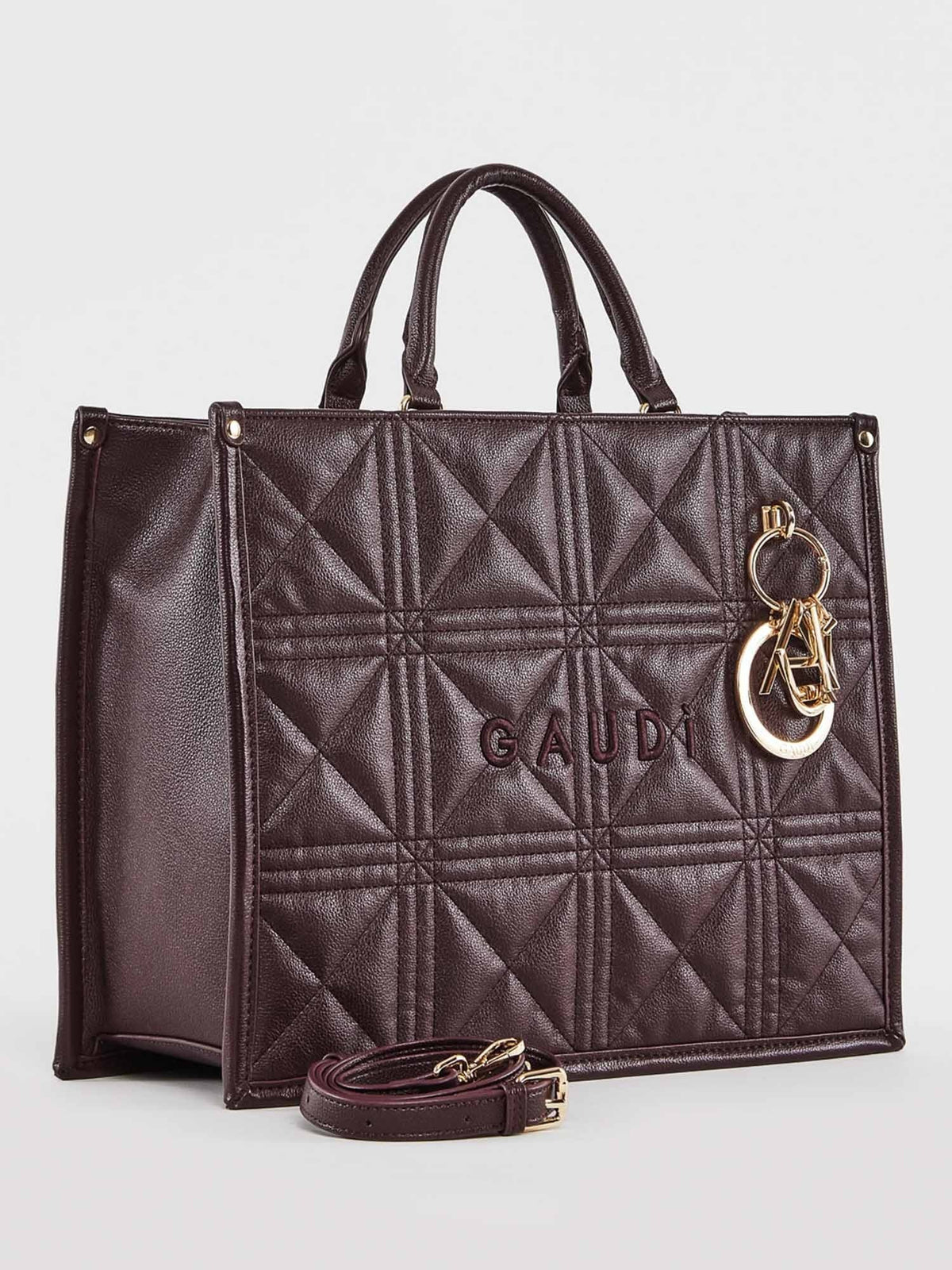 Gaudi' letizia borsa da donna bordeaux