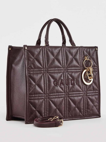 Gaudi' letizia borsa da donna bordeaux