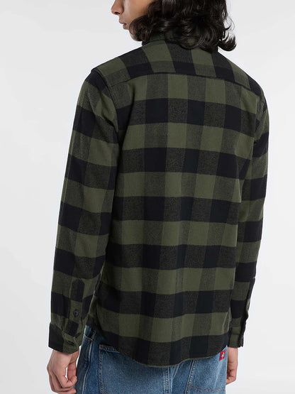 Dickies sacramento camicia da uomo verde militare