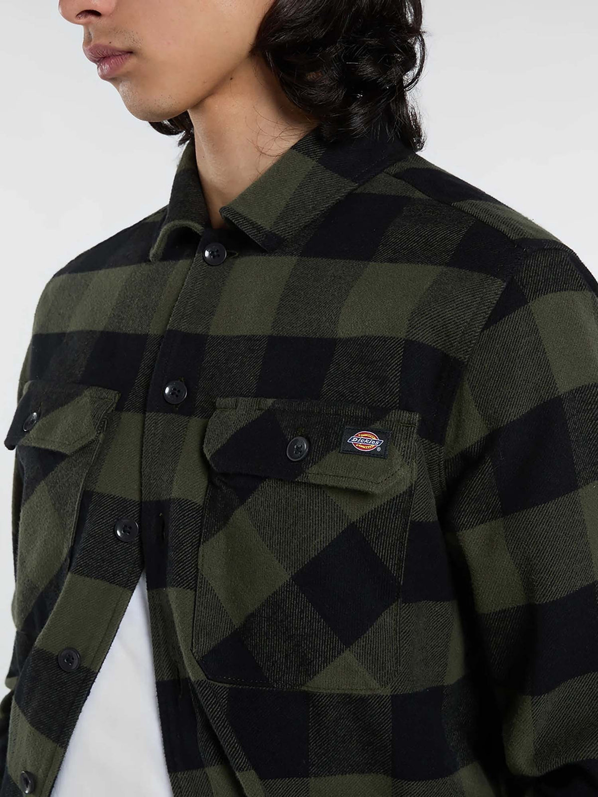 Dickies sacramento camicia da uomo verde militare