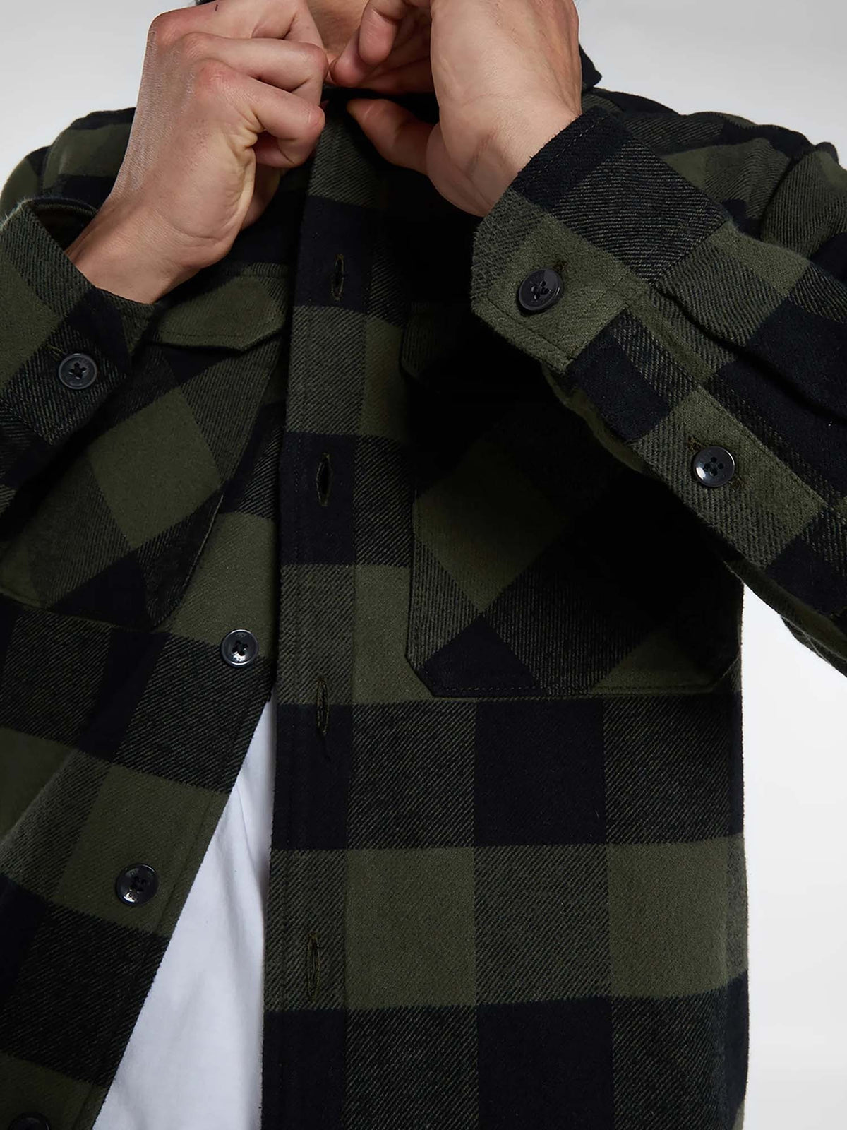 Dickies sacramento camicia da uomo verde militare
