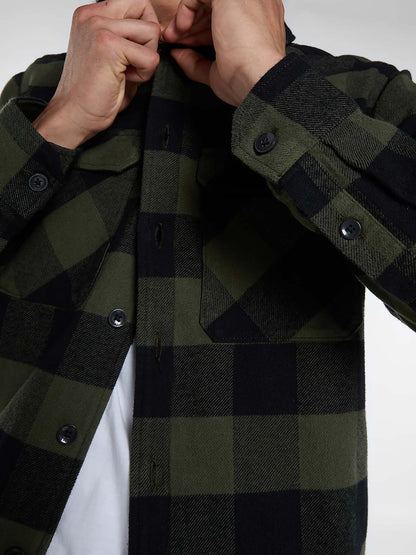 Dickies sacramento camicia da uomo verde militare