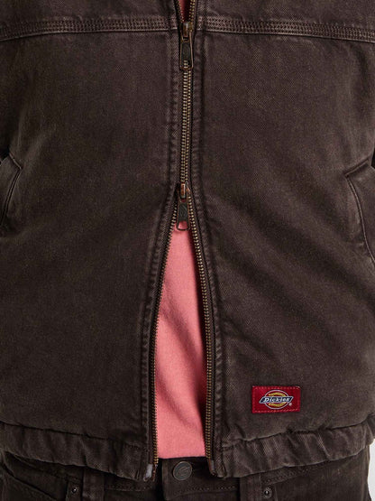 Dickies miami denim giubbino da donna marrone