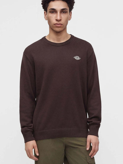 Dickies summerdale maglia da uomo cioccolato
