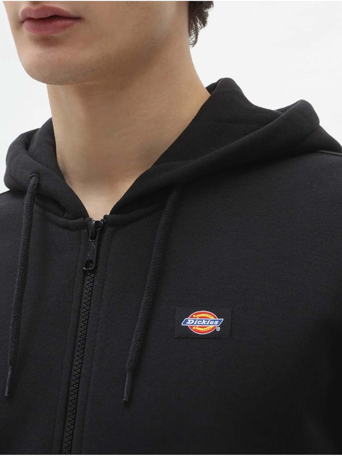 Dickies oakport zip felpa da uomo nero