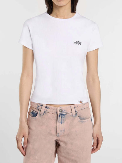 Dickies gladeville t-shirt da donna bianco