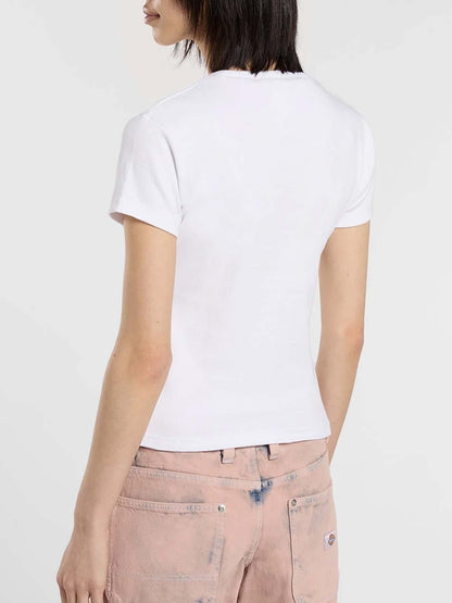 Dickies gladeville t-shirt da donna bianco