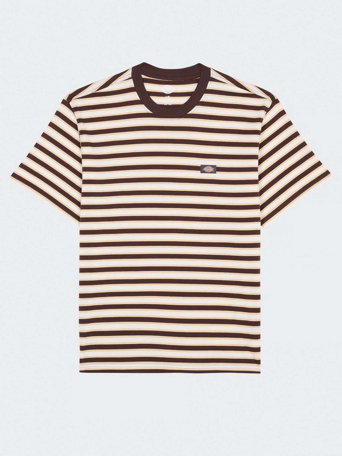 Dickies stripe tee t-shirt da uomo marrone