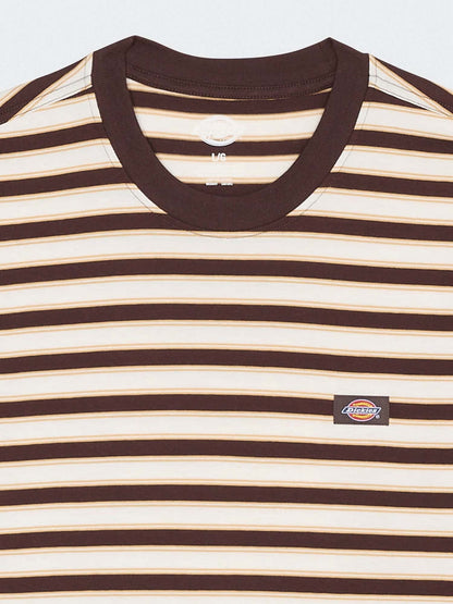 Dickies stripe tee t-shirt da uomo marrone