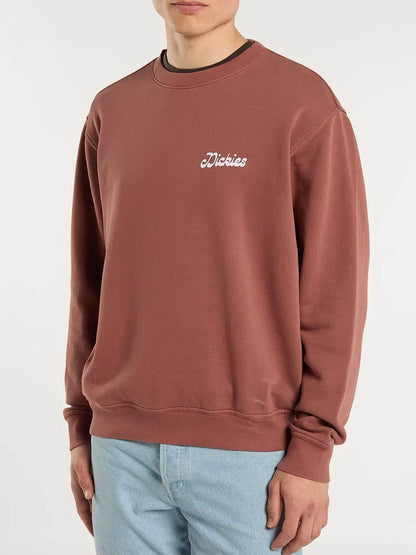 Dickies cornville felpa da uomo mattone
