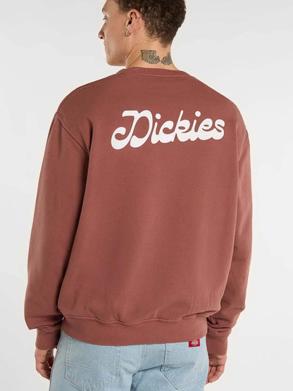 Dickies cornville felpa da uomo mattone
