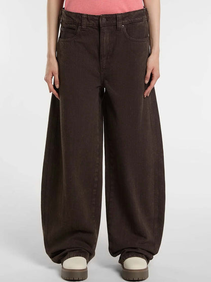 Dickies maricopa bar jeans da donna marrone