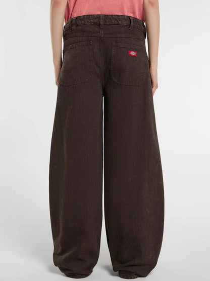 Dickies maricopa bar jeans da donna marrone