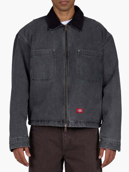 Dickies taylor denim giubbino da uomo nero