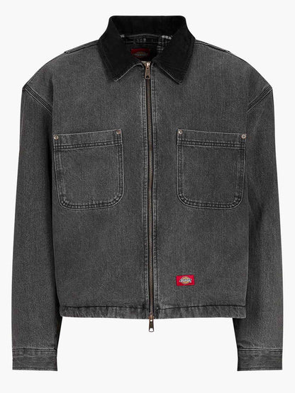 Dickies taylor denim giubbino da uomo nero