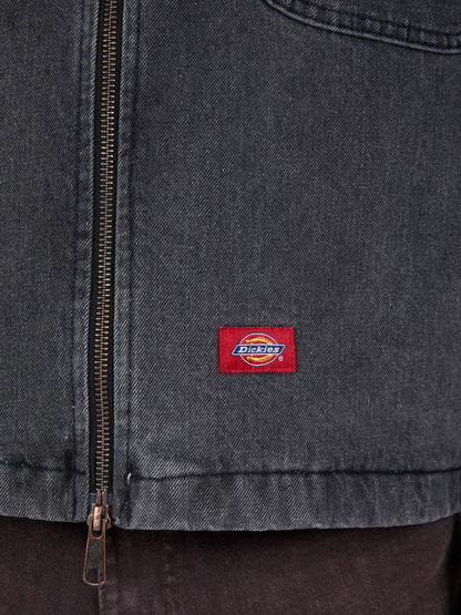 Dickies taylor denim giubbino da uomo nero