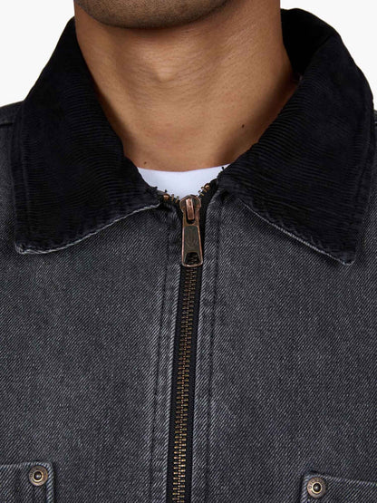 Dickies taylor denim giubbino da uomo nero