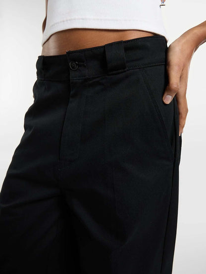 Dickies 247 wide leg pantalone da donna nero
