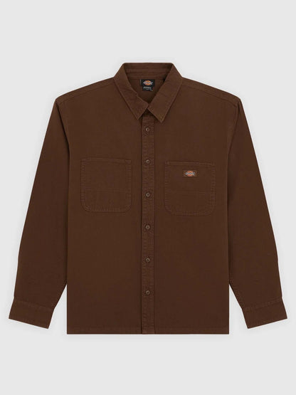 Dickies garment work camicia da uomo marrone