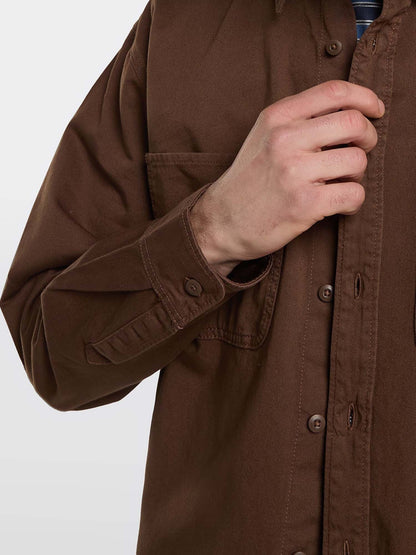 Dickies garment work camicia da uomo marrone