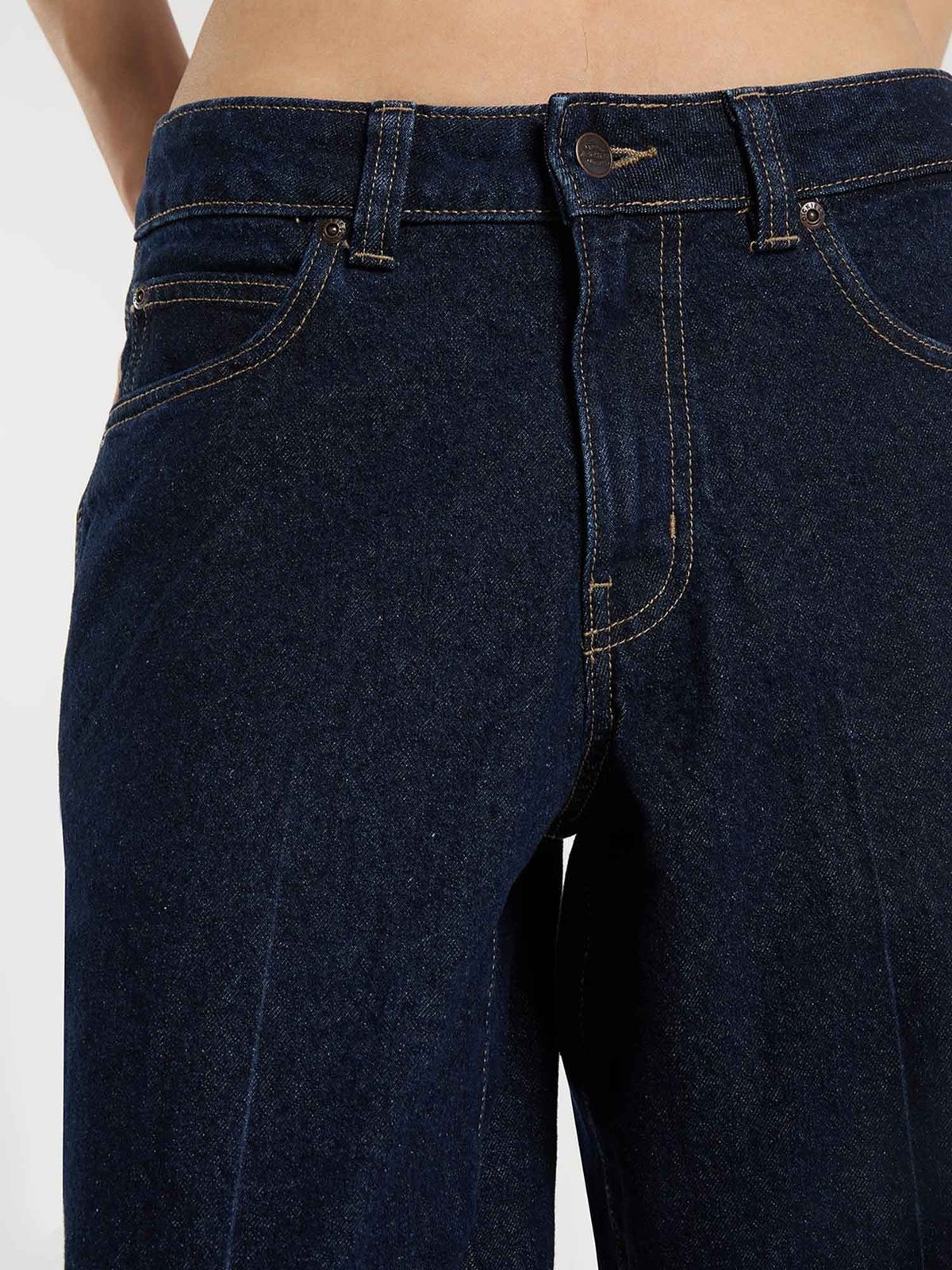 Dickies leesburg mid jeans da donna jeans scuro