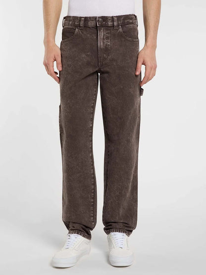 Dickies tapered carp jeans da uomo marrone