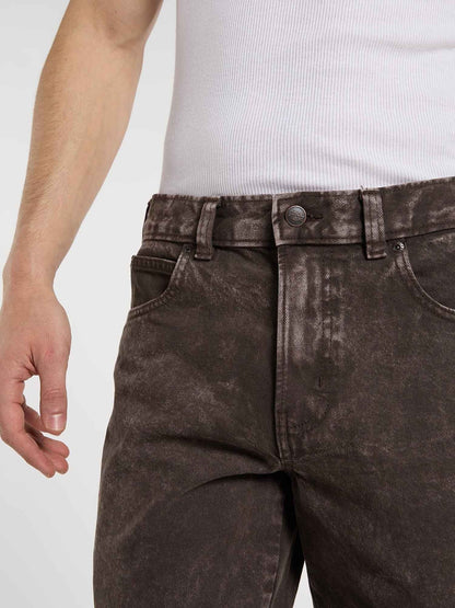 Dickies tapered carp jeans da uomo marrone