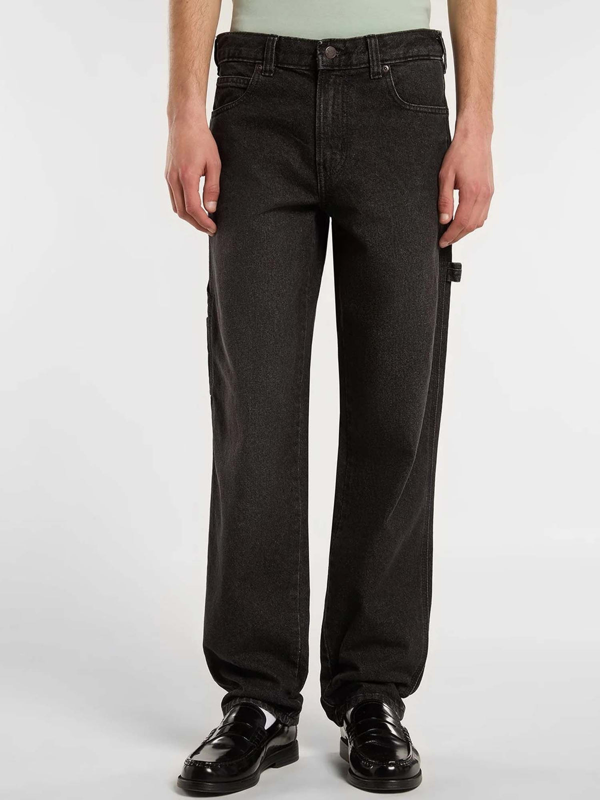 Dickies tapered carp jeans da uomo denim black