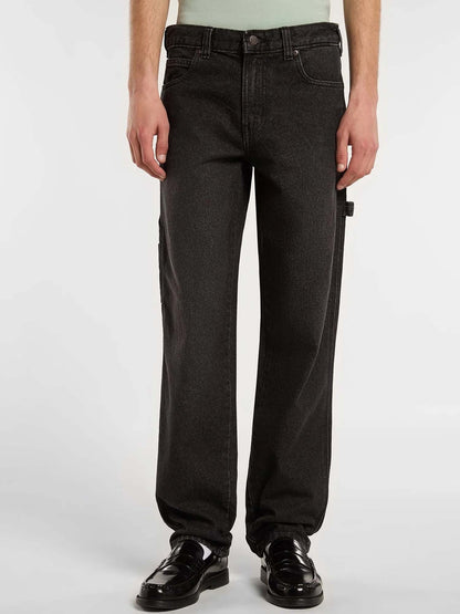 Dickies tapered carp jeans da uomo denim black
