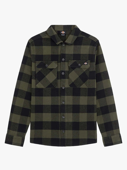 Dickies sacramento camicia da uomo verde militare