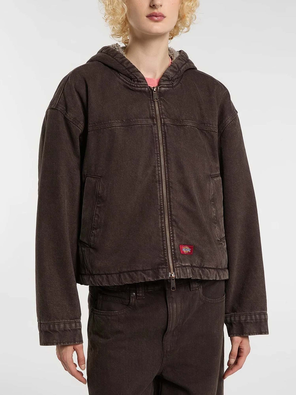 Dickies miami denim giubbino da donna marrone